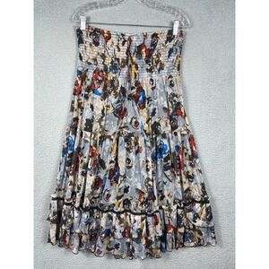 For Cynthia Womens Floral Tube Halter Dress